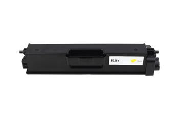 Toner compatible Brother TN-328Y Jaune – 6 000 pages