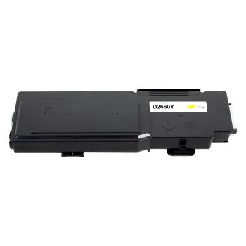Toner compatible Dell 593-BBBR Jaune – 4 000 pages