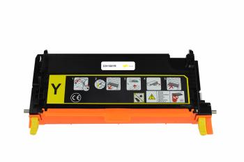 Toner compatible Dell 593-10173 Jaune Reman – 8 000 pages
