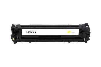 Toner compatible HP CE322A (128A) Jaune – 1 300 pages
