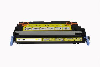 Toner compatible HP Q6472A (502A) Jaune Reman – 4 000 pages