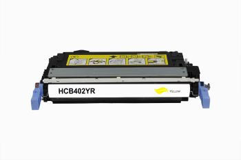 Toner compatible HP CB402A (642A) Jaune Reman – 7 500 pages