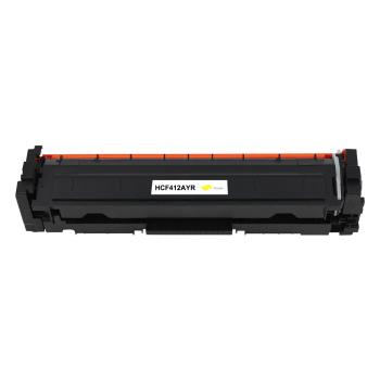 Toner compatible HP CF412A (410A) Jaune Reman – 2 300 pages