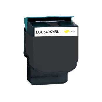 Toner compatible Lexmark C540H1YG / C540H2YG Jaune – 2 000 pages