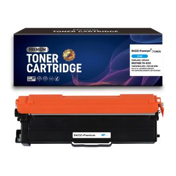 Toner compatible Brother TN-423C Cyan Premium – 4 000 pages