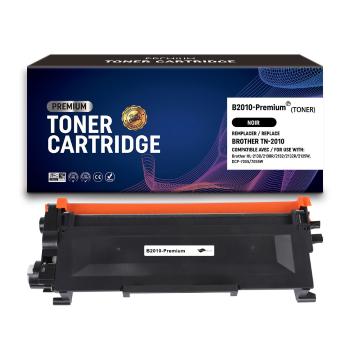 Toner compatible Brother TN-2010 Noir Premium – 1 000 pages