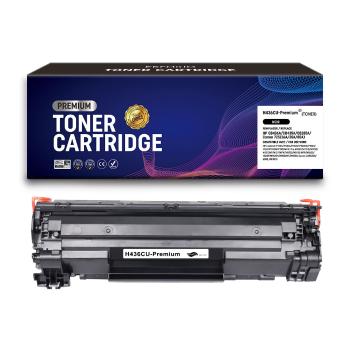 Toner compatible HP CB436A / CB435A / CE285A / Canon 725 Noir Premium – 2 000 pages