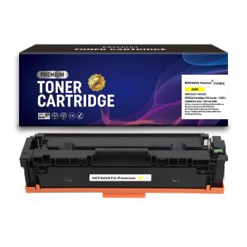 Toner compatible HP CF542A / Cartridge 054 (203A) Jaune Premium – 1 300 pages