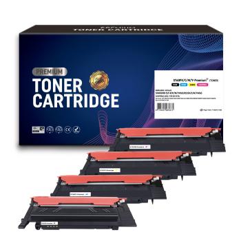 Toner compatible Samsung CLT-K406S / CLT-C406S / CLT-M406S / CLT-Y406S Noir, Cyan, Magenta, Jaune Premium – 1 500 / 1 000 pages