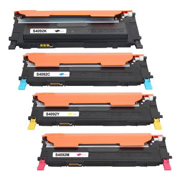 Toner compatible Samsung CLT-4092S / K409 Noir, Cyan, Magenta, Jaune Reman – K:1 500 / C/M/Y:1 000 pages