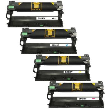 Toner compatible Brother DR-243CL Noir, Cyan, Magenta, Jaune – 18 000 pages