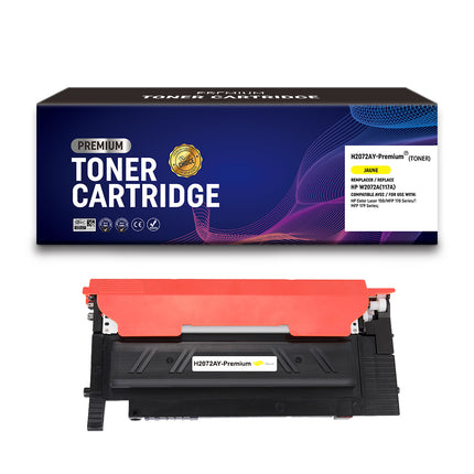Toner compatible HP W2072A(117A) Jaune – 700 pages