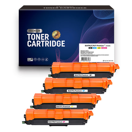 Toner compatible Brother TN-247BK/C/M/Y C/M/Y – 2 300 pages