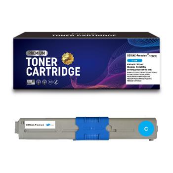 Toner compatible OKI 44469706 Cyan Premium – 2 000 pages