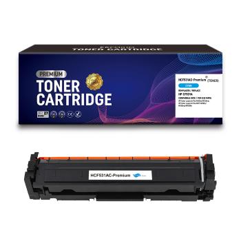 Toner compatible HP CF531A (205A) Cyan Premium – 900 pages
