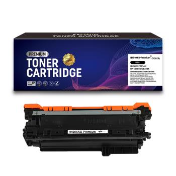 Toner compatible HP CE400X / CE250X (507X / 504X) Noir Premium – 11 000 pages