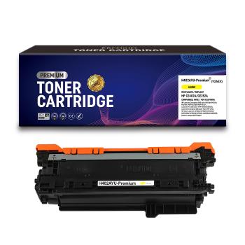 Toner compatible HP CE402A / CE252A (507A / 504A) Jaune Premium – 6 000 pages