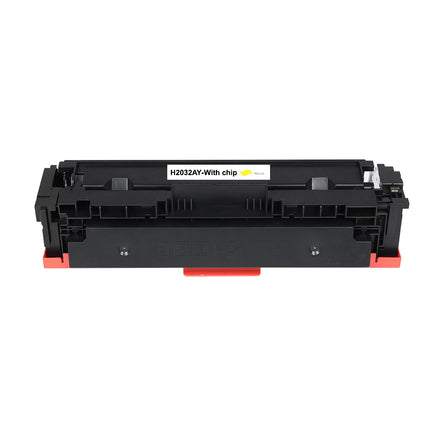 Toner compatible HP W2032A(415A)-compat chip Jaune – 2 100 pages