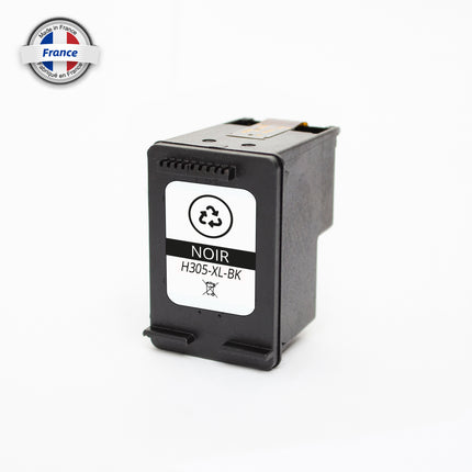 IH305XKR-Premium Compatible pour N°305XL - 3YM62AE Noir Inkjet cartridge HP Reman 240 Pages Avec puce récente avec niveau