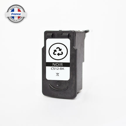 IC512KR-Premium Compatible pour PG512 Noir Inkjet cartridge Canon Reman 400 Pages Avec puce récente avec niveau