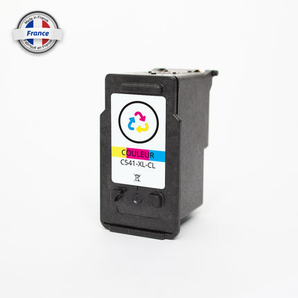 IC541XCR-Premium Compatible pour CL541XL Cyan Inkjet cartridge Canon Reman 400 Pages Avec puce récente avec niveau