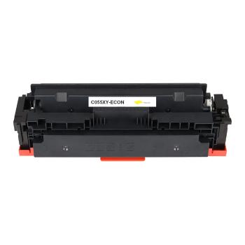 Toner compatible Canon Cartridge 055H Jaune Eco – 5 900 pages