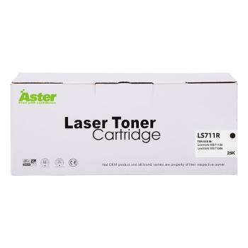 Toner compatible Lexmark 52D2H0L Noir – 25 000 pages