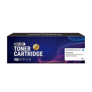 Toner compatible LEXMARK 78C0U20 / 78C2UC0 / 78C2UCE Cyan Premium – 7 000 pages