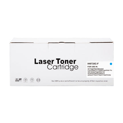 IH973XC-F Compatible pour F6T81AE/973X Cyan Inkjet cartridge HP Compatible 7000 Pages