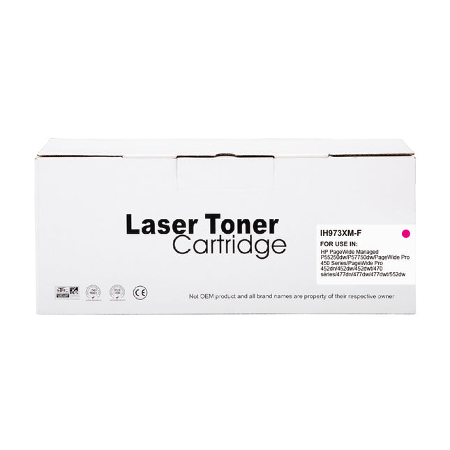 IH973XM-F Compatible pour F6T82AE/973X Magenta Inkjet cartridge HP Compatible 7000 Pages