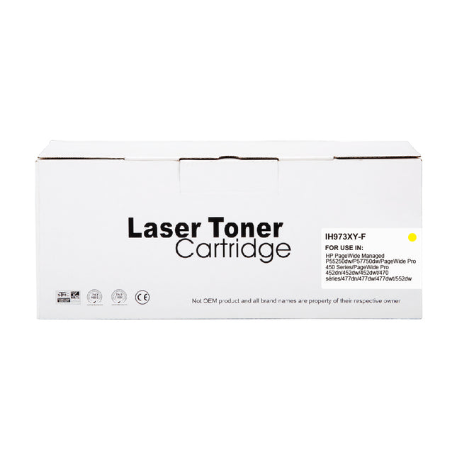 IH973XY-F Compatible pour F6T83AE/973X Jaune Inkjet cartridge HP Compatible 7000 Pages