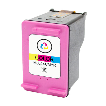IH302XCMYR Compatible pour 302XLCMY C/M/Y Inkjet cartridge HP Reman 450 Pages