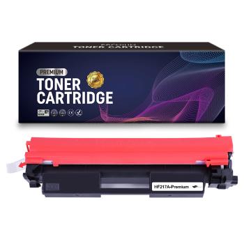 Toner compatible HP CF217A (17A) Noir Premium – 1 600 pages