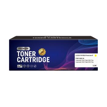 Toner compatible Lexmark 71B2HY0 / 71B0H40 Jaune Premium – 3 500 pages