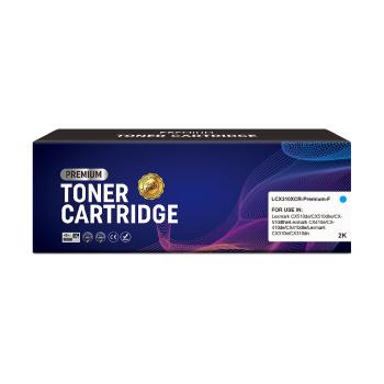 Toner compatible Lexmark 802SC / 802SCE / 800S2 / 80C2SC0 / 80C2SCE / 80C0S20 Cyan Premium – 2 000 pages