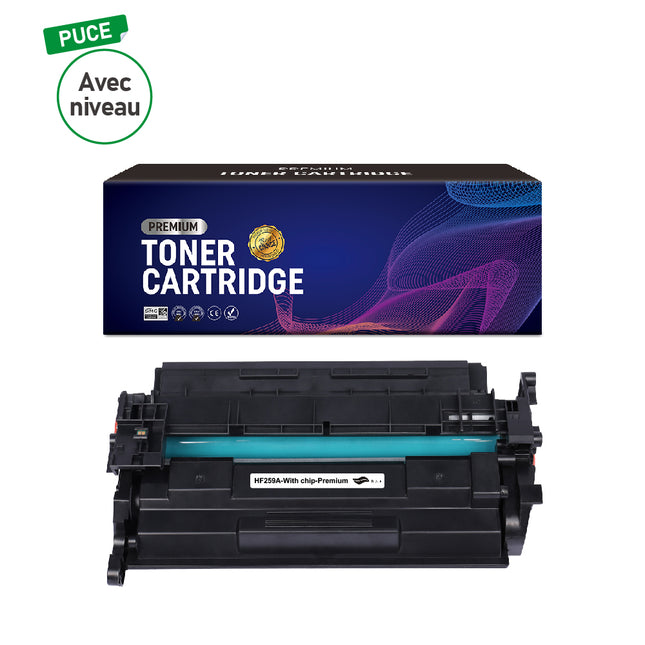Toner compatible HP CF259A(59A)-compat chip Noir