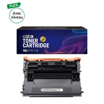Toner compatible HP W1470X (147X) Noir Premium – 25 200 pages