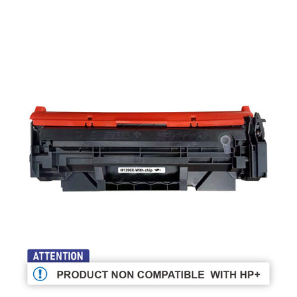 Toner compatible HP W1390X(139X);NON COMPATIBLE WITH HP+ Noir