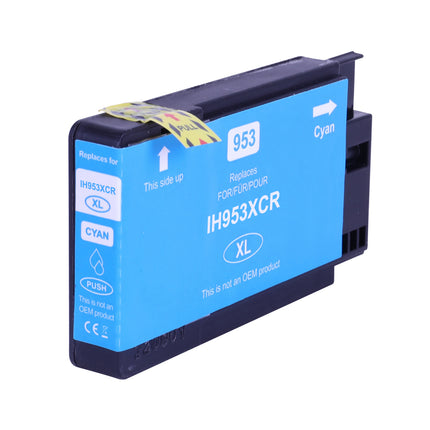 IH953XCR Compatible pour 953CXL Cyan Inkjet cartridge HP Reman 1600 Pages,puce anti-mise à jour