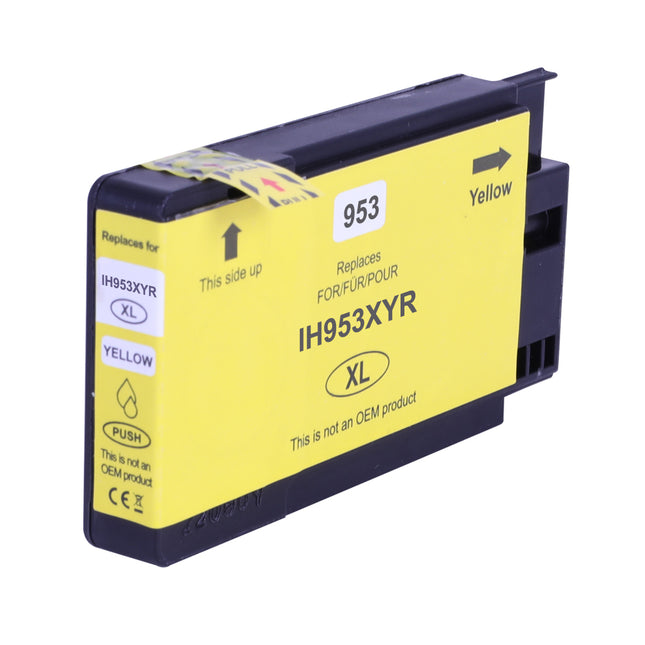 IH953XYR Compatible pour 953YXL Jaune Inkjet cartridge HP Reman 1600 Pages,puce anti-mise à jour