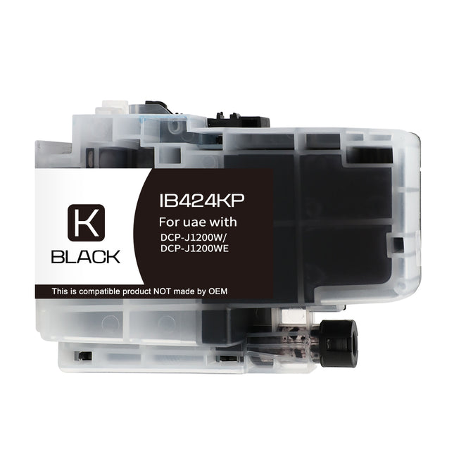 IB424KP Compatible pour LC424BK Noir Inkjet cartridge Brother Compatible 750 Pages