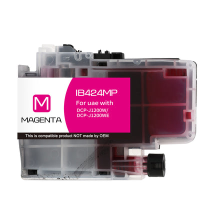 IB424MP Compatible pour LC424M Magenta Inkjet cartridge Brother Compatible 750 Pages