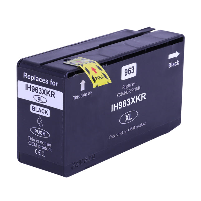 IH963XKR Compatible pour 963XLBK Noir Inkjet cartridge HP Reman 2000 Pages,puce anti-mise à jour