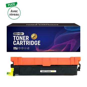 Toner compatible Brother TN-249Y Jaune Premium – 4 000 pages