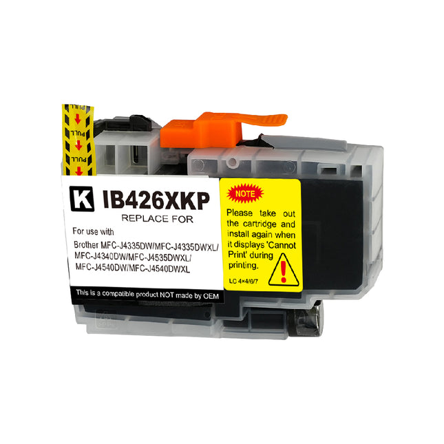 IB426XKP Compatible pour LC426XLBK Noir Inkjet cartridge Brother Compatible 6000 Pages