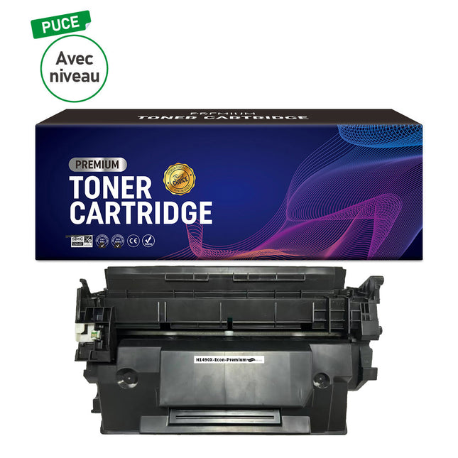 Toner compatible HP W1490X(149X);NON COMPATIBLE WITH HP+ Noir – 9 500 pages