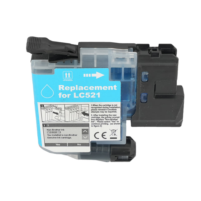 Cartouche compatible Brother LC521 C Cyan – 500 pages