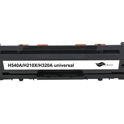 Toner compatible HP CF210X/CB540A/CE320A/Cartridge 716K/Cartridge 731HK(131X/125A/128A) Noir – 2 400 pages