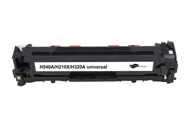 Toner compatible HP CF210X/CB540A/CE320A/Cartridge 716K/Cartridge 731HK(131X/125A/128A) Noir – 2 400 pages