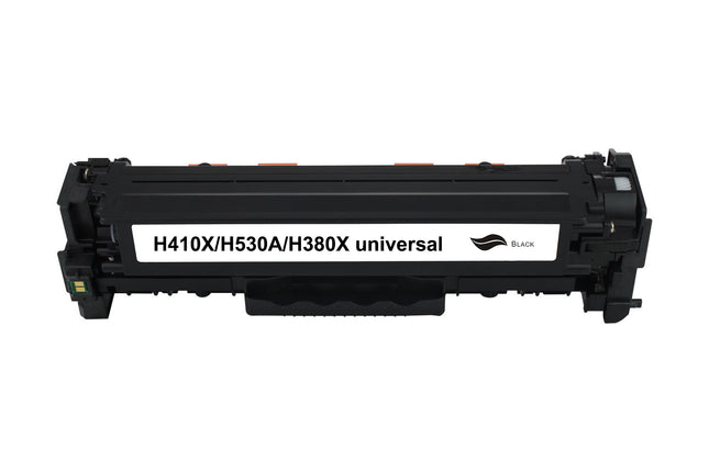 Toner compatible HP CE410X/CC530A/CF380X/Cartridge 718K Noir – 400 pages